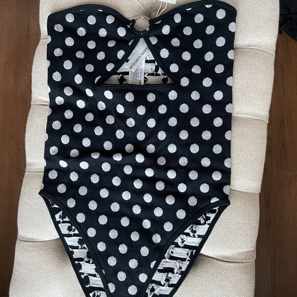 Zara Polka Dot Bodysuit - Picture 1 of 3
